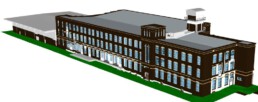 3D Modell Industriegebäude